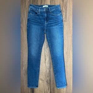 Madewell 9" Mid Rise Skinny Jean Size 27